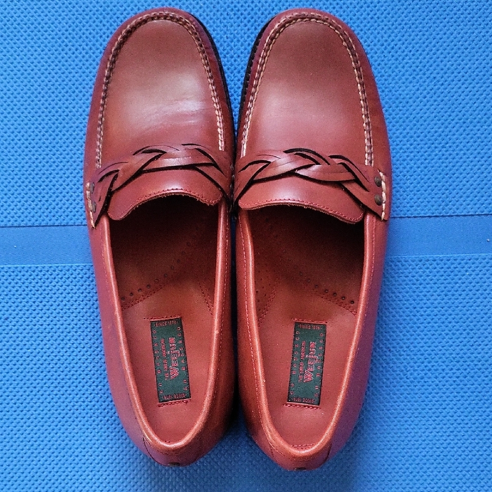 Women's Bass Weejuns Super Lug Larson Leather Penny Loafer